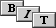 Text Styles buttons