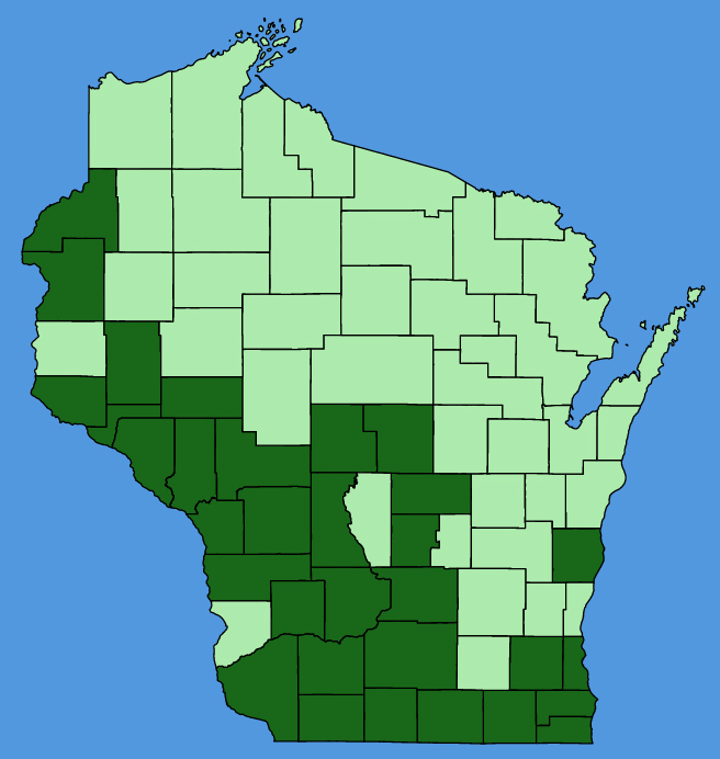 map-wis-Asclepias-viridiflora.JPG
